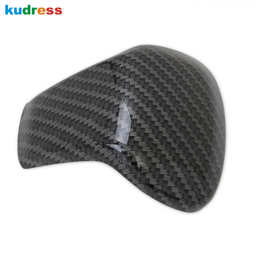 

For Volkswagen Tiguan 2017 2018 ABS Carbon Fiber Matte AT Gear Shift Knob Automatic Panel Knob Car Cover Trim Accessories