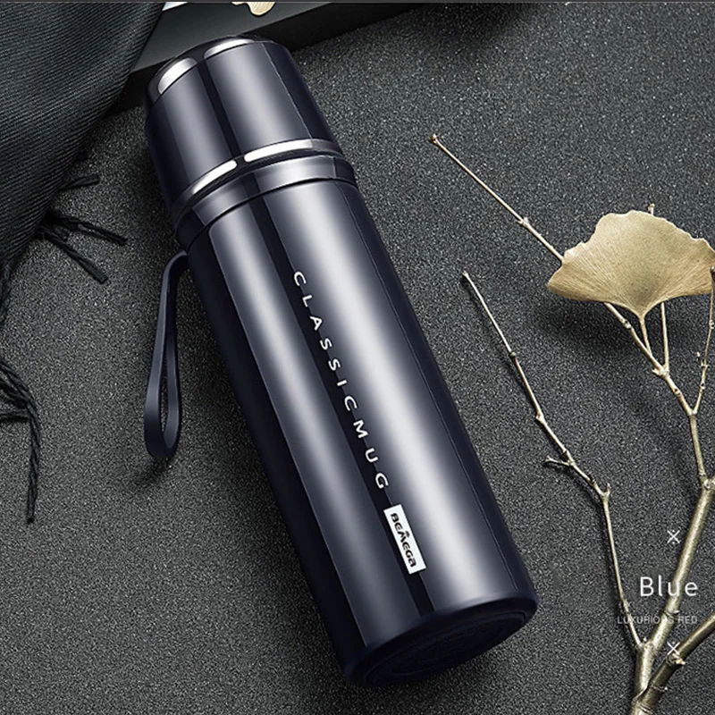 

500ML Students Bullet Cup 316 Stainless Steel Vacuum Flask Creative Teen Gift Tea Milk Drinking Thermos Cups