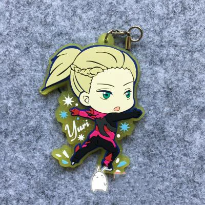 1 шт. llavero Otaku анимация для катания на коньках Yuri On Ice Viktor милая версия брелок