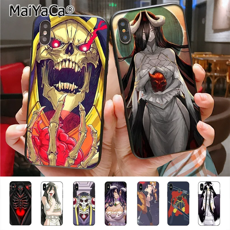 

MaiYaCa overlord Pattern Phone Case for iphone 11 Pro X XS XR XS MAX 8 7 6 6S Plus 5 5S SE cass