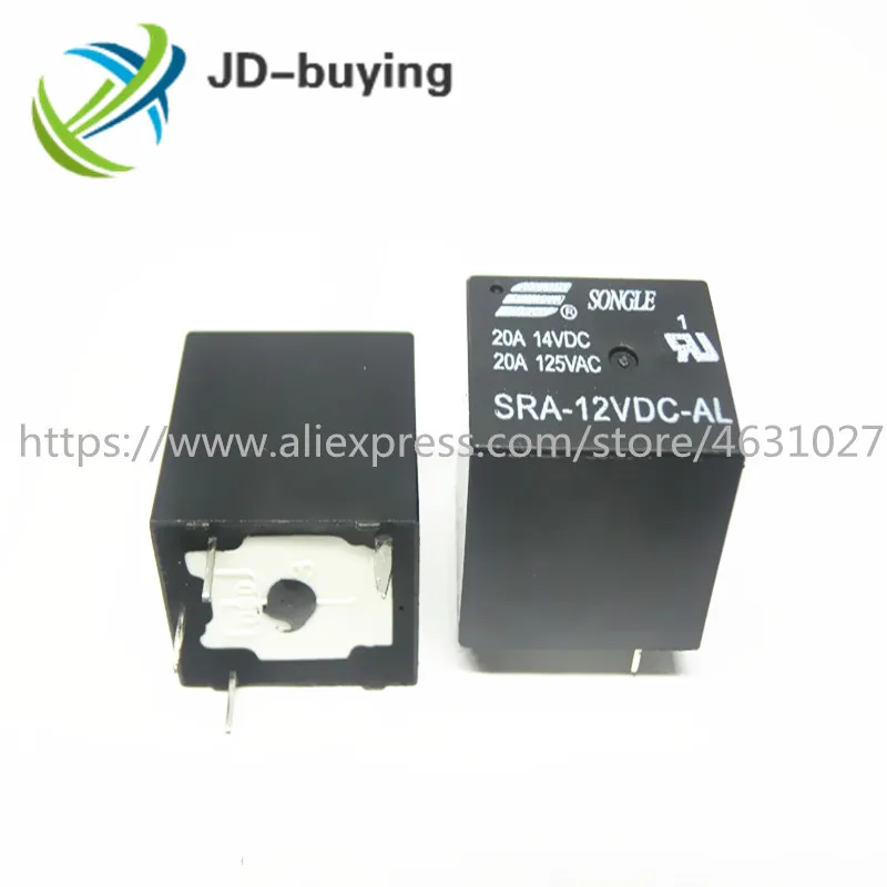 Реле SRA 12VDC AL 12V T74 4 контактное реле|Реле| |