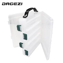 DAGEZI двойной слой ПВХ рыболовная Коробка Приманка Для Хранения Чехол коробки для рыболовной приманки рыболовные снасти инструмент для карпа рыболовные принадлежности PESCA