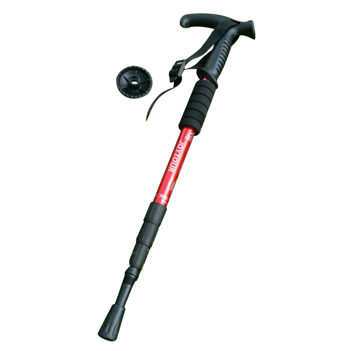 55 cm-110 cm 4 Sección senderismo montaña Trekking antichoque Trail polos ajustable aleación de aluminio palos bastones (rojo) 55 cm-110 cm 4 Sección senderismo montaña Trekking antichoque Trail polos ajustable aleación de aluminio palos bastones (rojo)