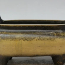 Песня voge Gem s5732 " отмечены китайской династии Медь 4 квадратный фут ручка Ладан курильница