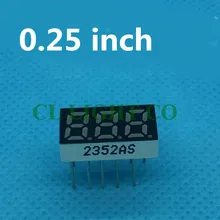 Красный 7-сегментный Дисплей 3 Бит Цифровой Tube 0.25 дюймов LED Дисплей 15*8*4 мм commom катод
