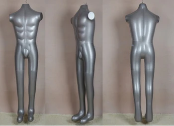 

New Arrival Male Full Body Hat Uniform Top Pant Inflatable Mannequin Dummy Model Display