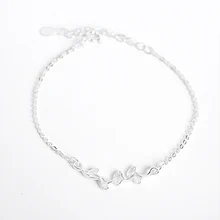 La MaxZa 925 пробы серебро листок гинкго билоба браслеты с подвесками для женщин тенденция серебряные ювелирные изделия 925 браслет женщина регулируе