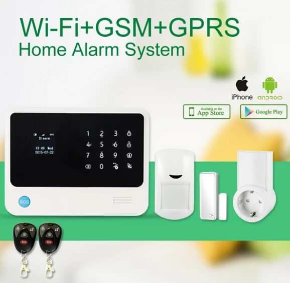 Yobang Security Intelligent Power Socket PIR Sensor Intruder Burglar Security Gsm Wifi Alarm APP Remote Control Home Appliance