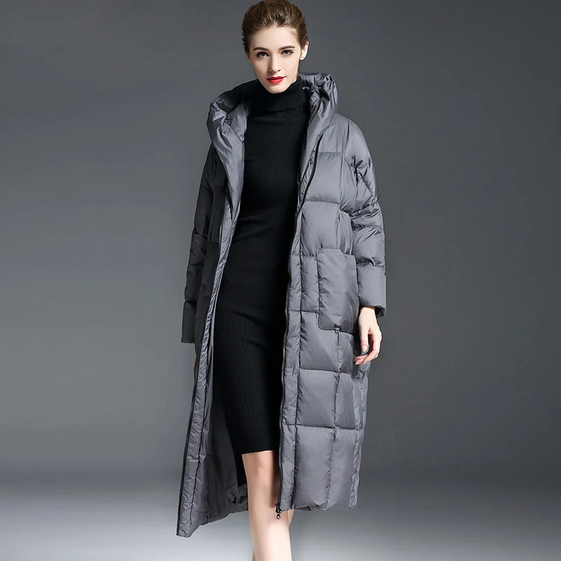Winter Fashion Elegant Women Casual Loose Cocoon Coat