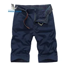 Летний стиль мужские товары Шорты повседневные однотонные хлопковые тонкие модные на молнии уличные бермуды стиль брендовая одежда для мужчин