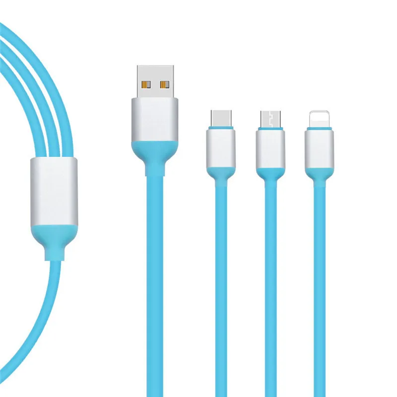 

Neckeary high quality blue red fashion usb Type charging usb data cables for computers and phones