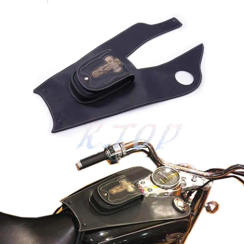 Крышка панели крышки из искусственной кожи для Honda Shadow VT750 C2 C4 RC50 2004-2011 мотоцикл