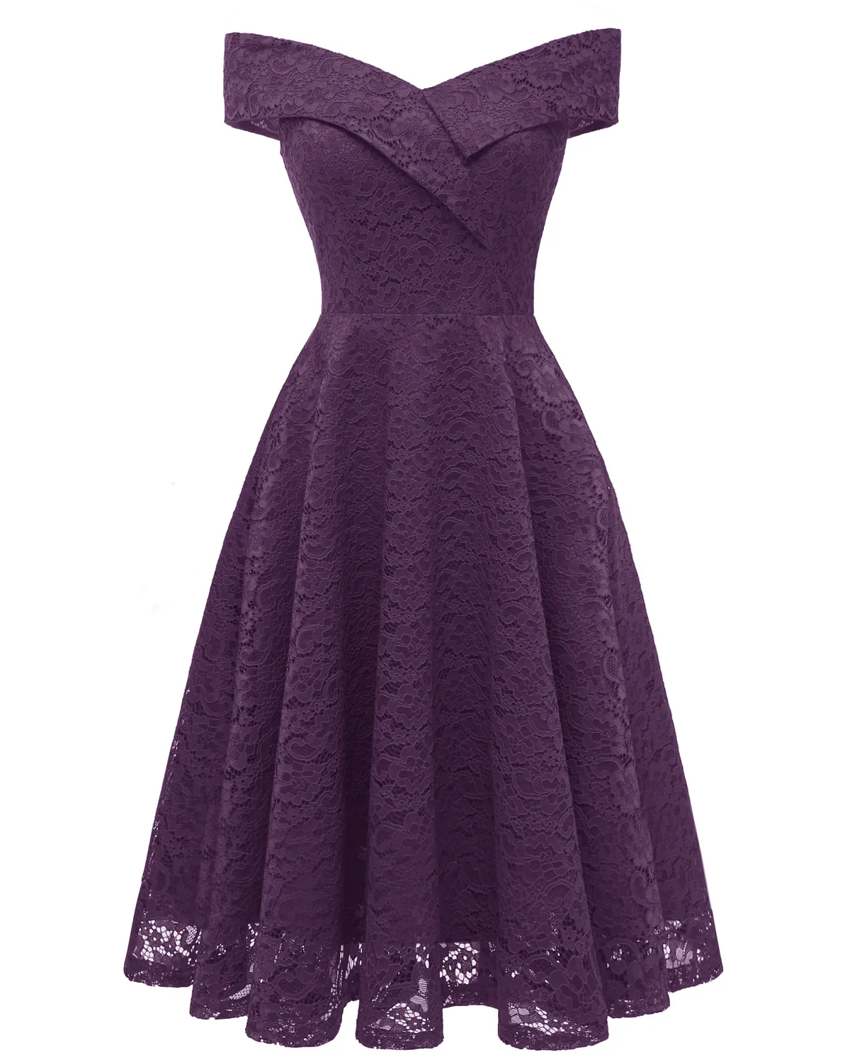 Кружевное платье для девочек-подростков длинное детское вечернее платье с открытыми плечами элегантное вечернее платье для выпускного вечера Детские платья для девочек, S-XXL - Цвет: Фиолетовый