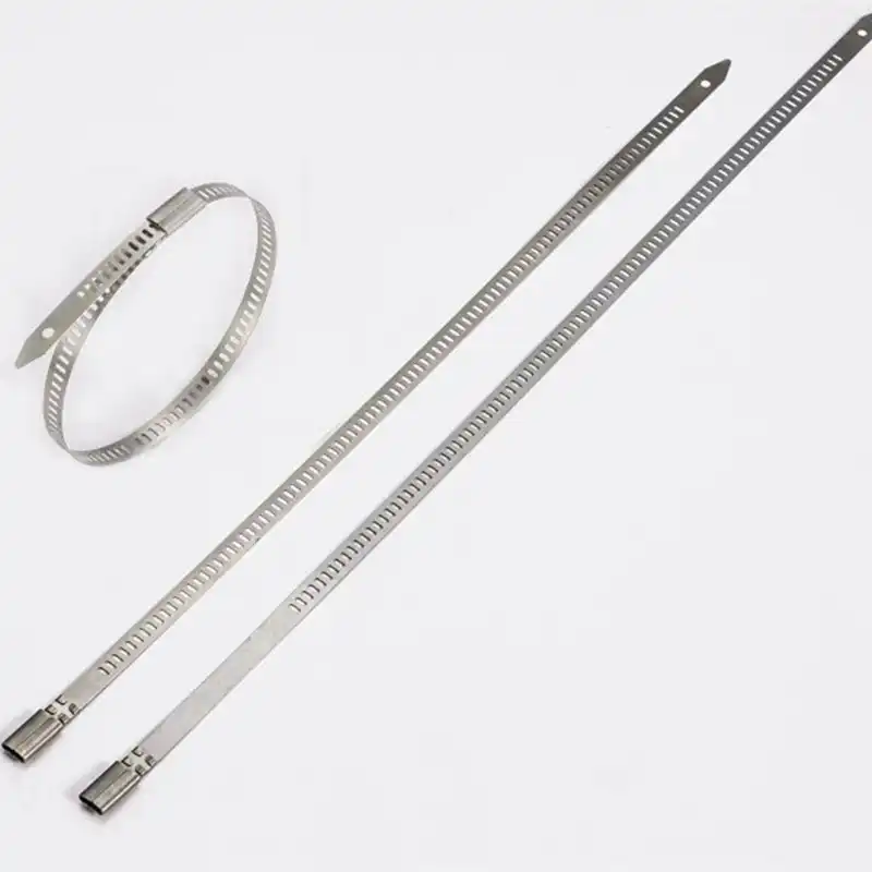 100pcs 201 stainless steel cable ties 4.6*100mm 700 Self Locking zip