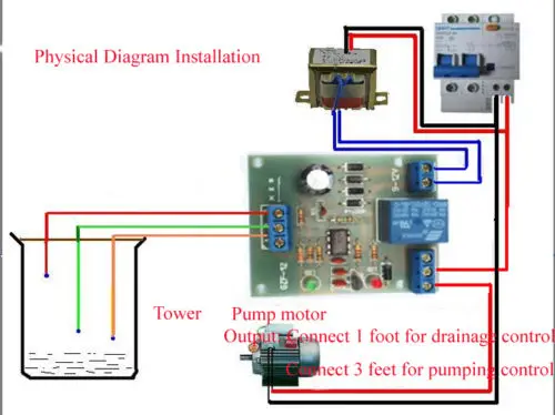 AC/DC 9-12V Liquid Level Controller Sensor Module Water Level Detection Sensor