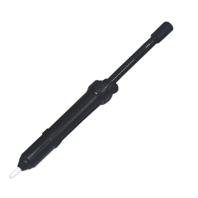 Вакуумное всасывание оловянные припои присоски паяльник паяльная железная присоска ручка ручные инструменты распайки насоса - Color: Black-LL-095