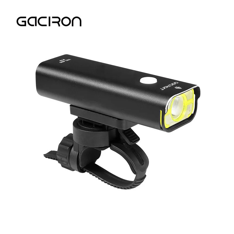 Gaciron Профессиональный велосипедный головной светильник на руль 2500 мАч 800 люменов USB Перезаряжаемый флэш-светильник водонепроницаемый MTB велосипедный передний светильник