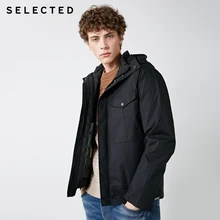 Отборные зимние съемные двухсекционные парки пуховик Новое короткое пальто мужская шапка вниз одежда костюм S | 418412578