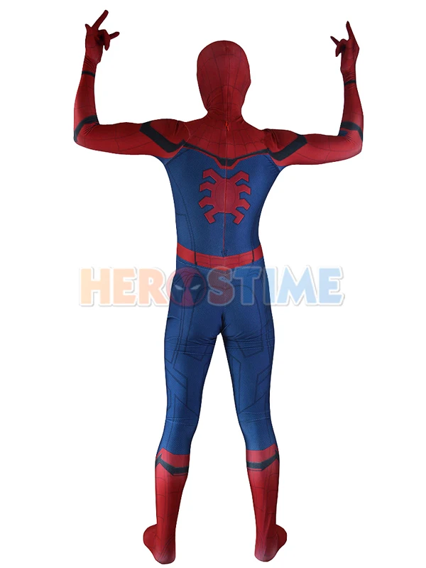 Spider Man Homecoming Costume Movie Trailer Version 3d Print New Mens Spiderman Cosplay Zentai Halloween Spidey Suit Spiderman Cosplay Cosplay Zentaizentai Spiderman Suit Aliexpress