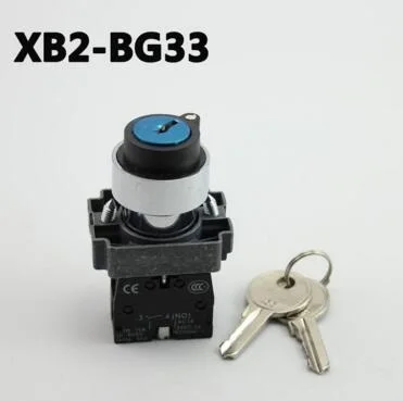 XB2 BG33 XB2-BG33 3 позиция 2 NO Нормально открытый переключатель с кнопкой 2N/O