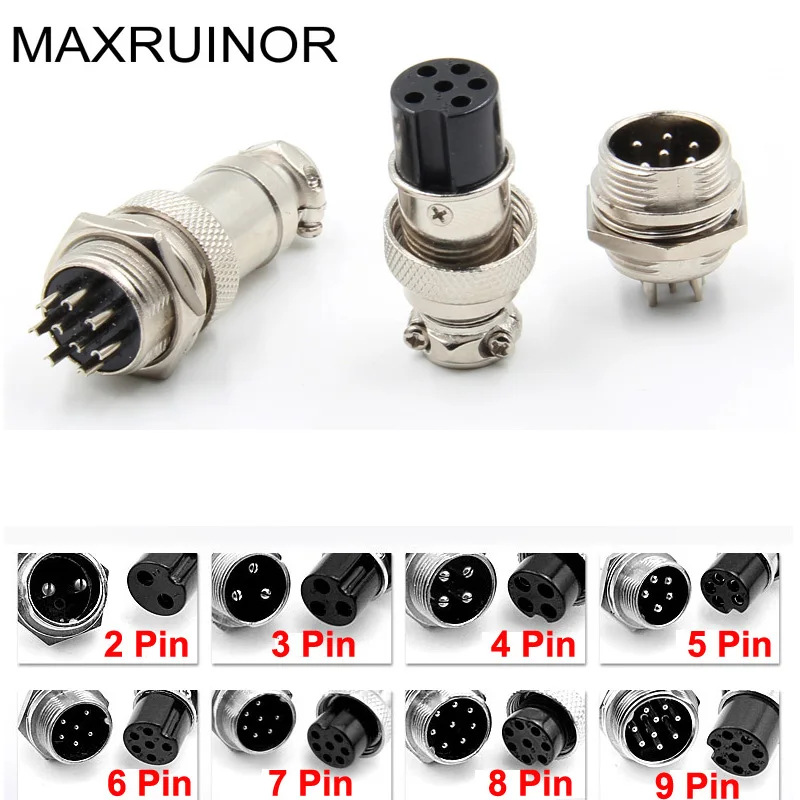 10 комплектов 2/3/4/5/6/7/8/9/10 штырьковый авиационный соединитель XLR аудиокабель штекер