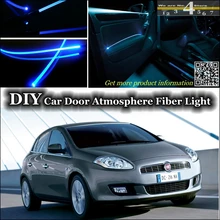 Внутренний окружающий свет тюнинга атмосферное волоконно-оптическое освещение для Fiat Bravo/Ritmo 2007~ подсветка панели двери ремонт