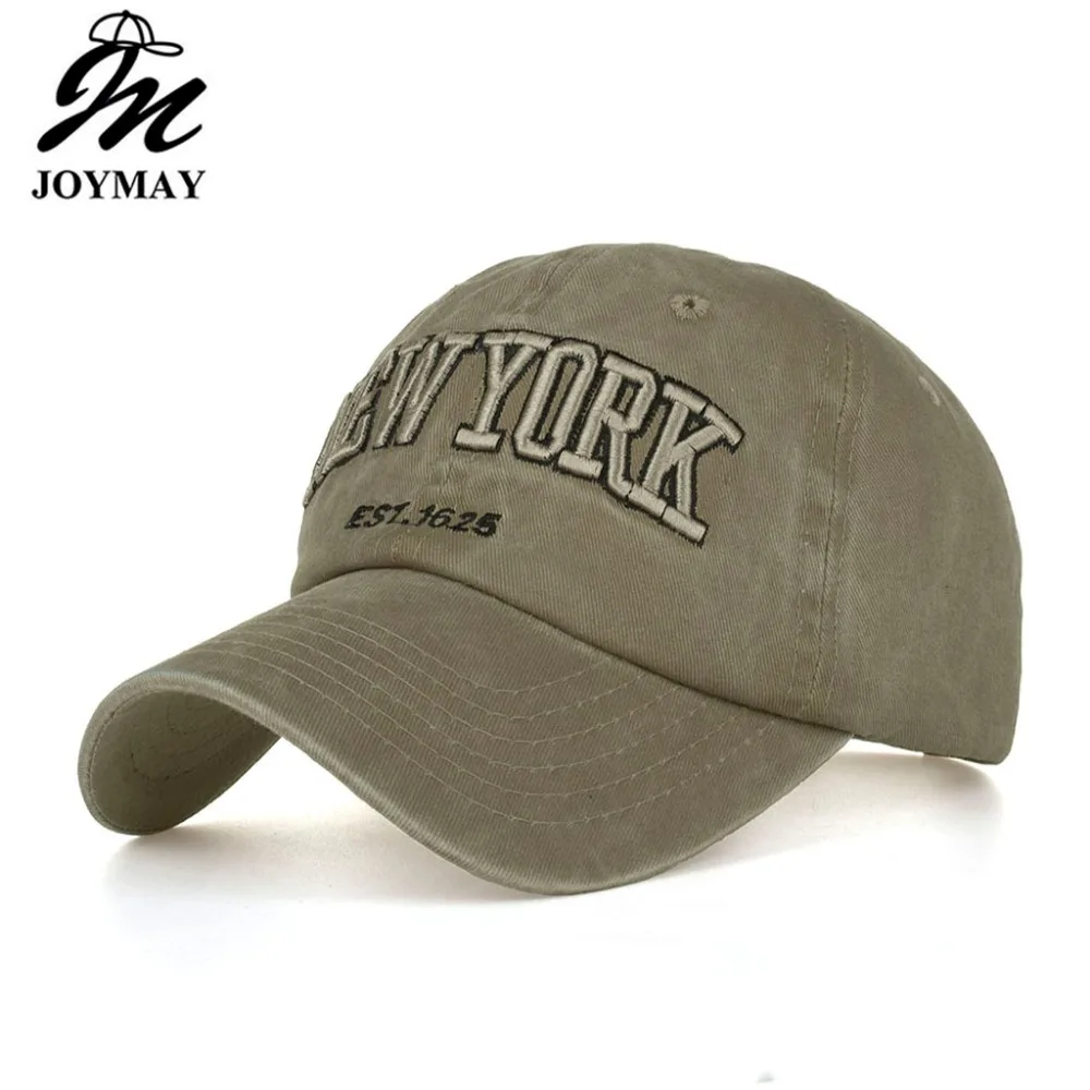 

Joymay New arrival unisex fashion Leisure cotton embroidery NEW YORK baseball cap Casual Sanpback Hats wholesale B648