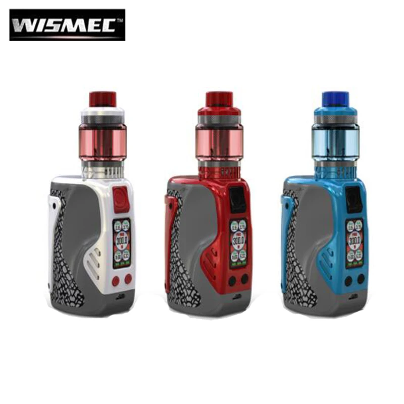 

100% Original Wismec Reuleaux Tinker Kit 300W REULEAUX TINKER Box MOD with 6.5ml Column Tank Electronic Cigarette Kit