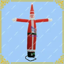 Надувные Санта Клаус танцор воздуха для рекламы, надувные трубки человек, с Воздуходувы включены