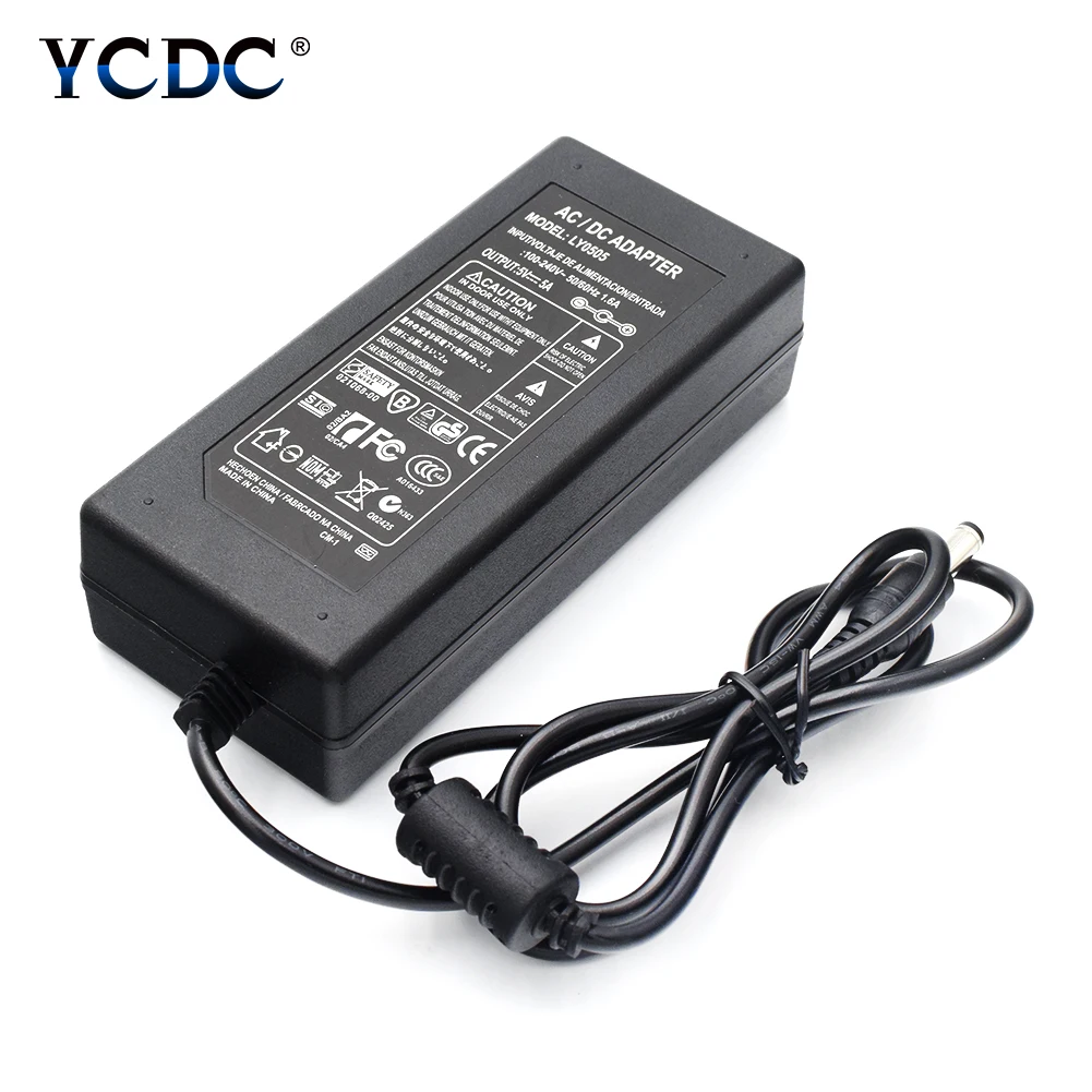 AC 100 240 В в DC 5 5A/6A/8A 12 5A/6A/7A/8A адаптер питания зарядное устройство освещение