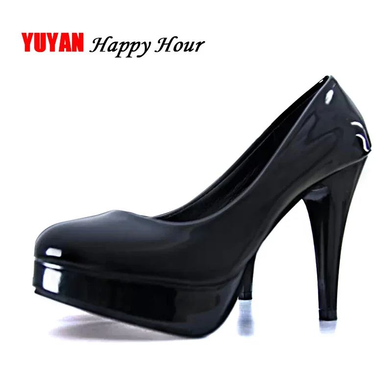Sexy Ladies High Heels Super High Heel 11cm Platform Shoes Women's Pumps Night Club Sexy Heels High Quality Brand Shoes A045