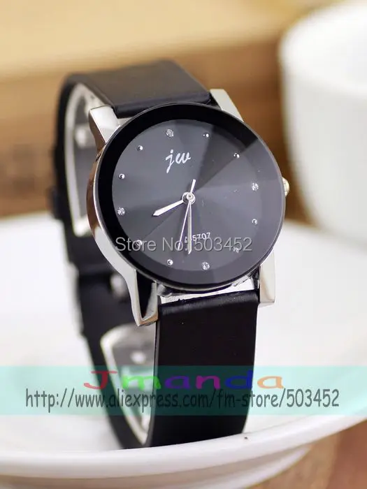100 шт/lotJW-5707 специальный дизайн Силиконовые кварцевые часы модные яркие цвета женские часы под платье несколько цветов
