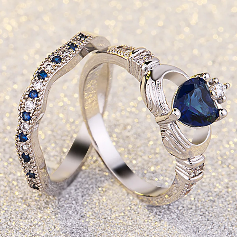 14 k бриллиантовое кольцо из обсидиана голубой топаз Сапфир Anillos De Bizuteria драгоценный камень 14 k золото и обручальные кольца с брилиантами Anel ювелирные изделия