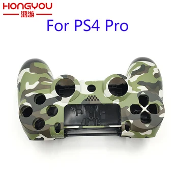 

20Pcs Replacement Case Front Shell Housing Cover for Sony PS4 Pro DualShock 4 Controller Camouflage For PS4 Pro Army green Case