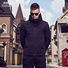Enjeolon, брендовая Утепленная зимняя куртка с капюшоном, мужской светильник, пуховое пальто для мужчин, худи, парка, пальто, 3XL, Мужская парка YR2706