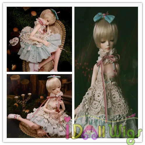 Free Shipping High quality synthetic blonde Short bob bjd doll wig 1/3 1/4 1/6 1/8 for choice Free Shipping High quality synthetic blonde Short bob bjd doll wig 1/3 1/4 1/6 1/8 for choice