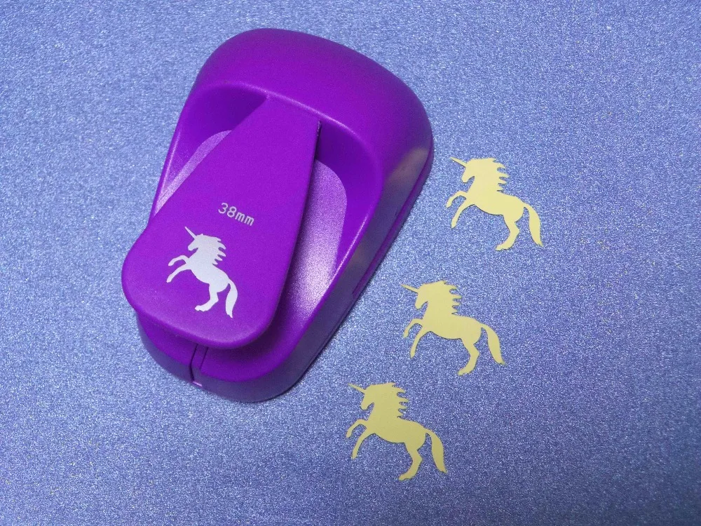 

free shipping 1.5"(3.8cm) unicorn shape save power eva foam craft punch Scrapbook Handmade punchers DIY hole punches puncher