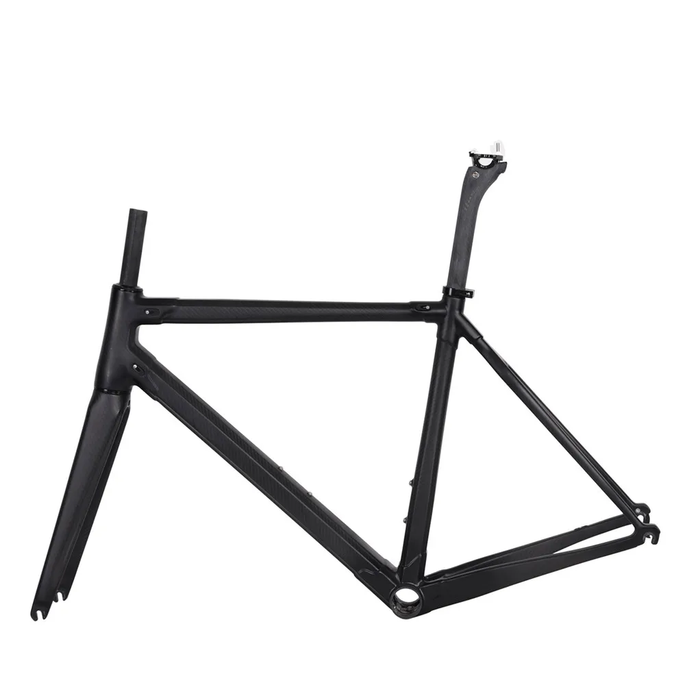 Cheap Full Carbon Classical Road Bike Frame Carbon Racing Bicycle Frame 3K matte wave Di2 & Mechanical Road Frame 3