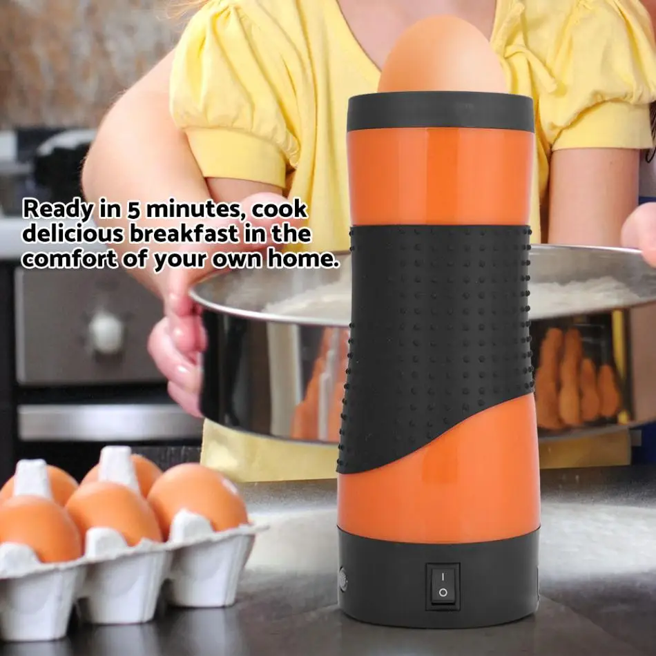 Многофункциональная электрическая машина для приготовления яиц, машина для приготовления яиц(штепсельная Вилка европейского стандарта), синий/оранжевый