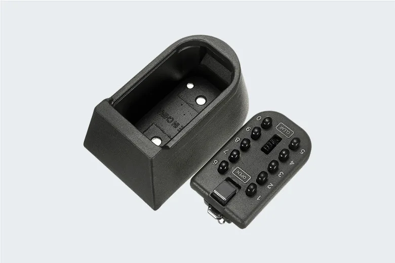 Ключи Сейф Коробка цифра настенное крепление кодовый замок с четырьмя паролем ключ коробка для хранения цинковый сплав Материал