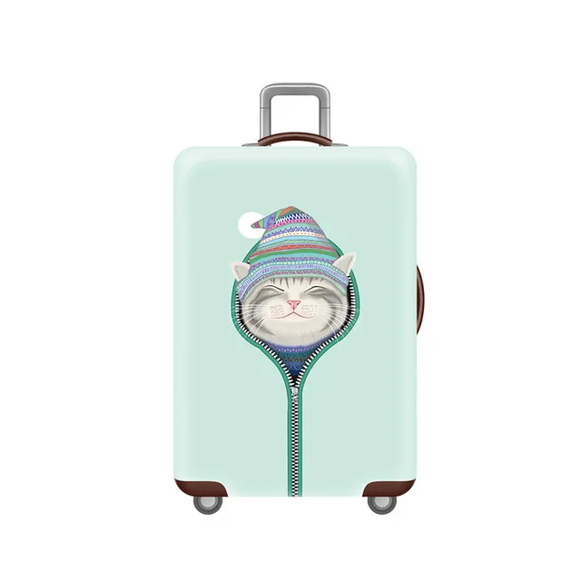 HMUNII эластичная Туристическая сумка пылезащитный чехол для дорожного чемодана для 18-32 дюймов Сумка на колесах багаж аксессуары - Цвет: B-Suitcase Cover