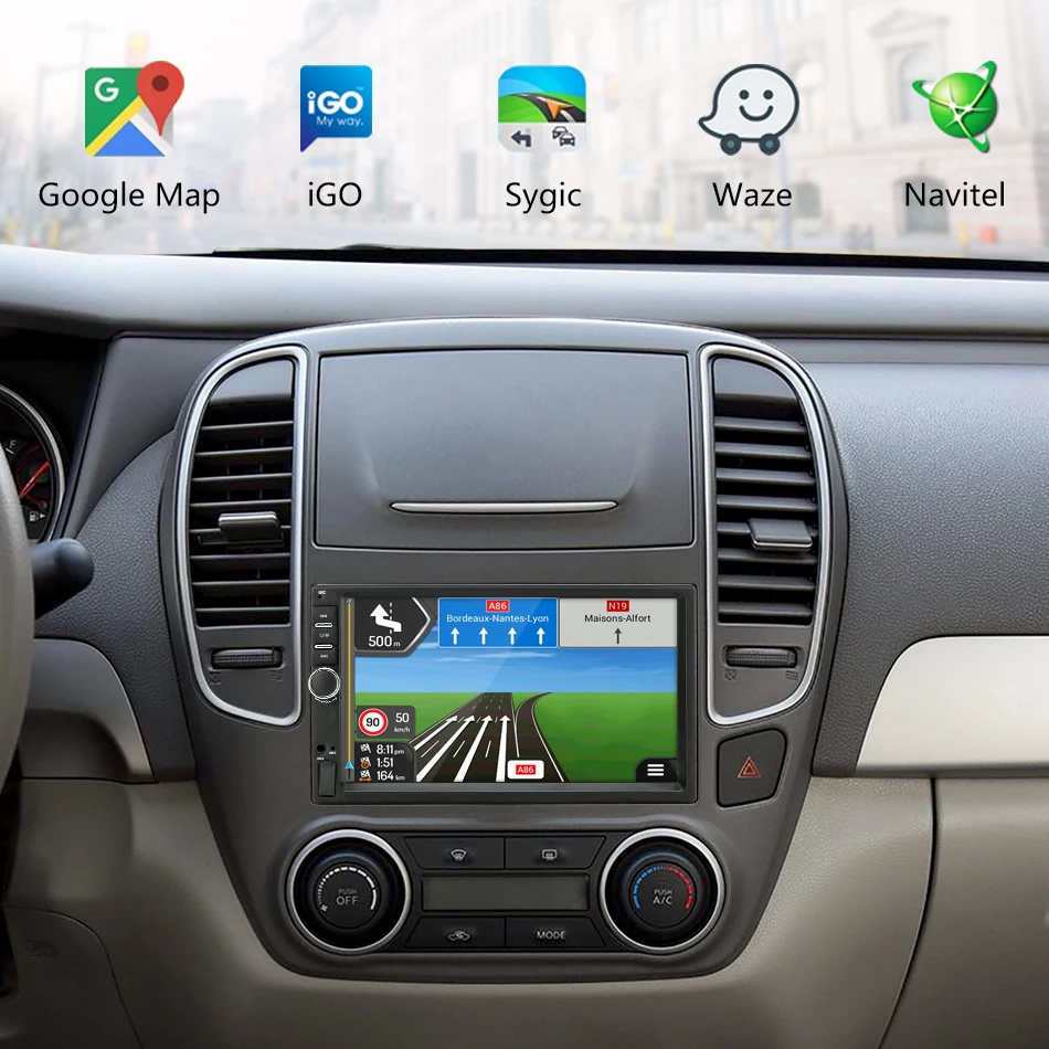 Android 8,1 автомобильный Радио gps навигация Wifi 7 ''178*102 мм 2din мультимедийный плеер аудио для Nissan TOYOTA Kia RAV4 Honda VW hyundai
