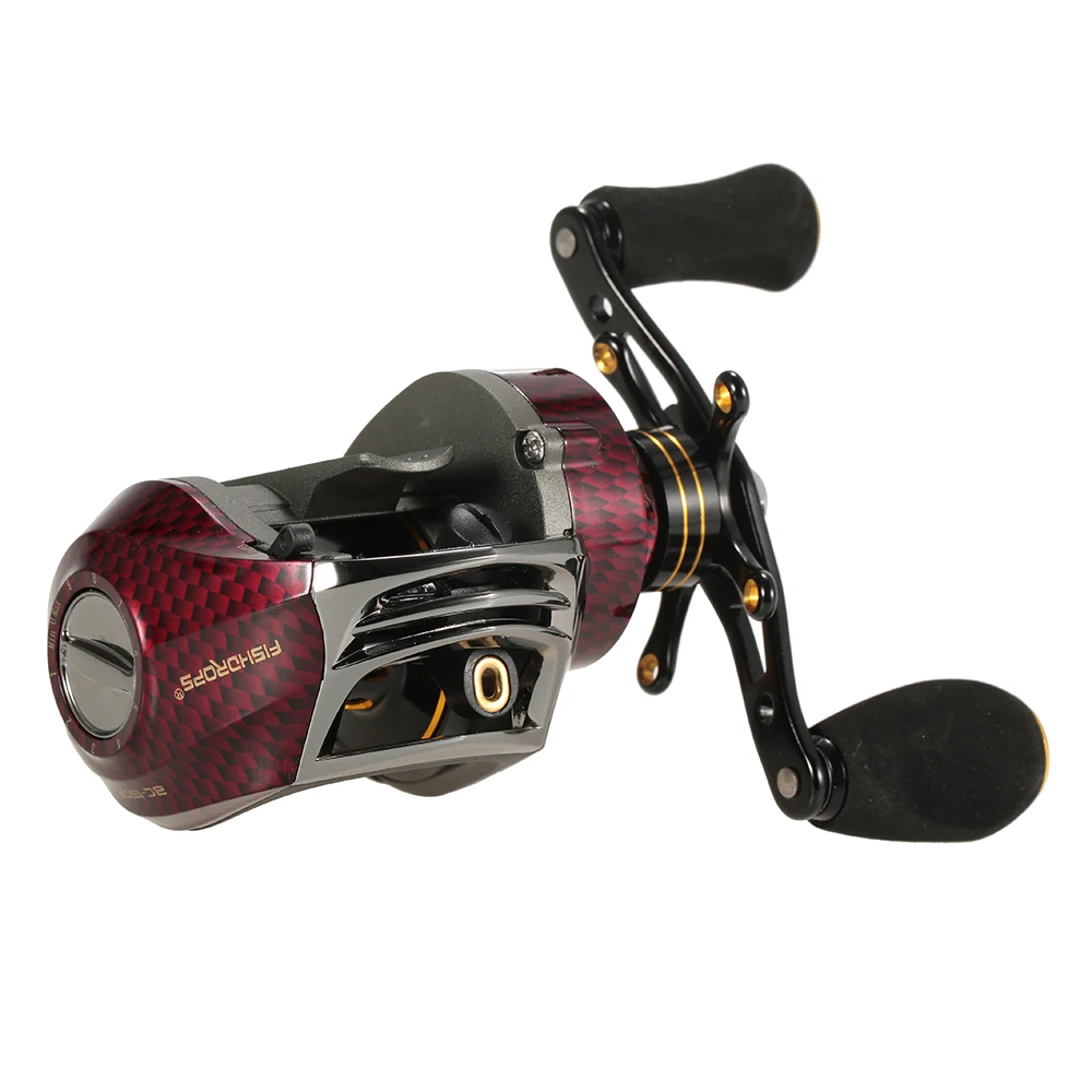 

17+1 Ball Bearings Left / Right Hand Bait Casting Fishing Reel Gear Ratio 6.3:1 Baitcasting Reel Fishing Tackle Tool