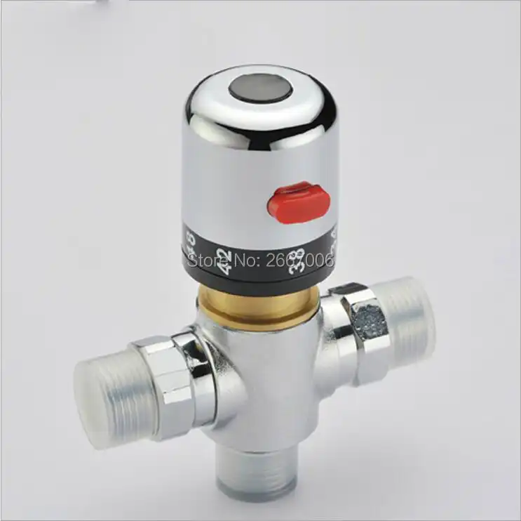 Free Shipping G1 2 Thermostatic Mixing Valve Faucet Water