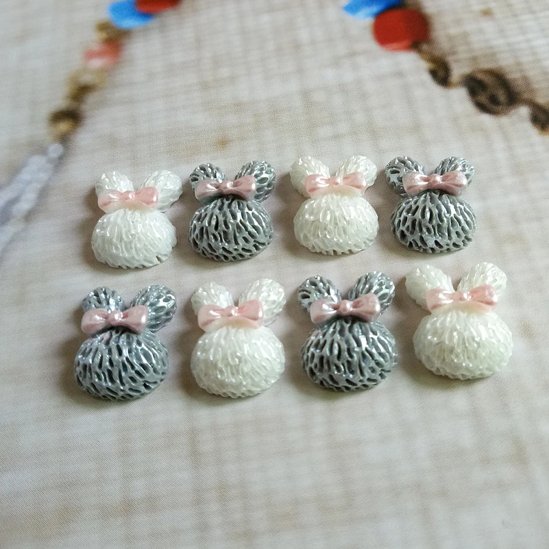 resin rabbit cabochon