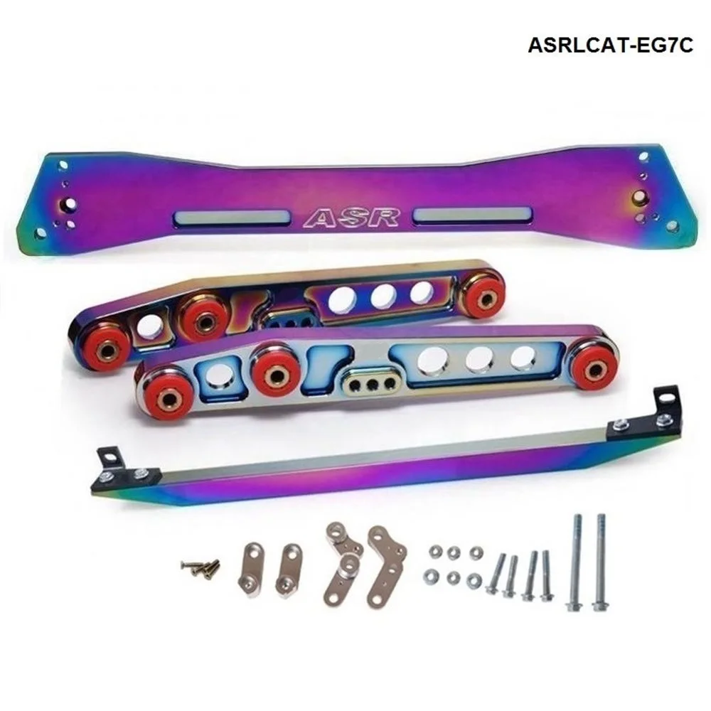 US $68.35 Neochrome Rear Subframe Brace Tie Bar Rear Lower Control Arm For Honda Civic Eg TkAsrlcatEg7c