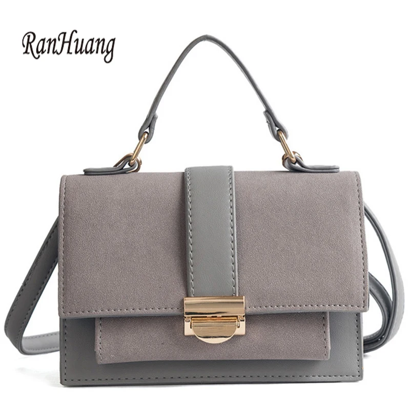 Cena RanHuang nowy przyjeżdża 2019 moda damskie torebki na ramię małe torebki Pu skórzane damskie Messenger torby Csual Crossbody torby różowy