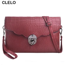CLELO Women Messenger Bag PU Stone Pattern Small Bag Handbags Crossbody Bag For Women Clutches