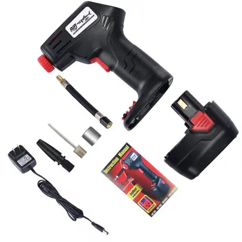 

Pro Air Compressor, Cordless Portable Compressor Electric Inflator Portable Hand Held Pump with Digital LCD