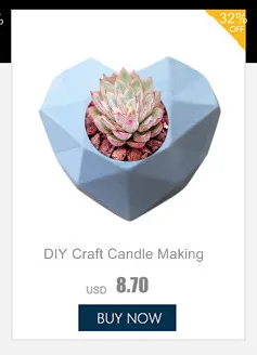 Triangle Silicone Molds Concrete Molds Flower Multi-Meat Cement 3D Potting Succulents Plants Cement Planter Mold Home Decorate